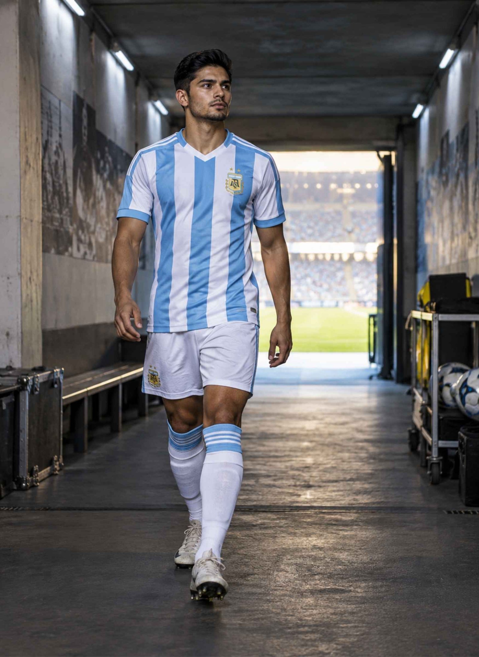 Argentina Player Tunnel Walk