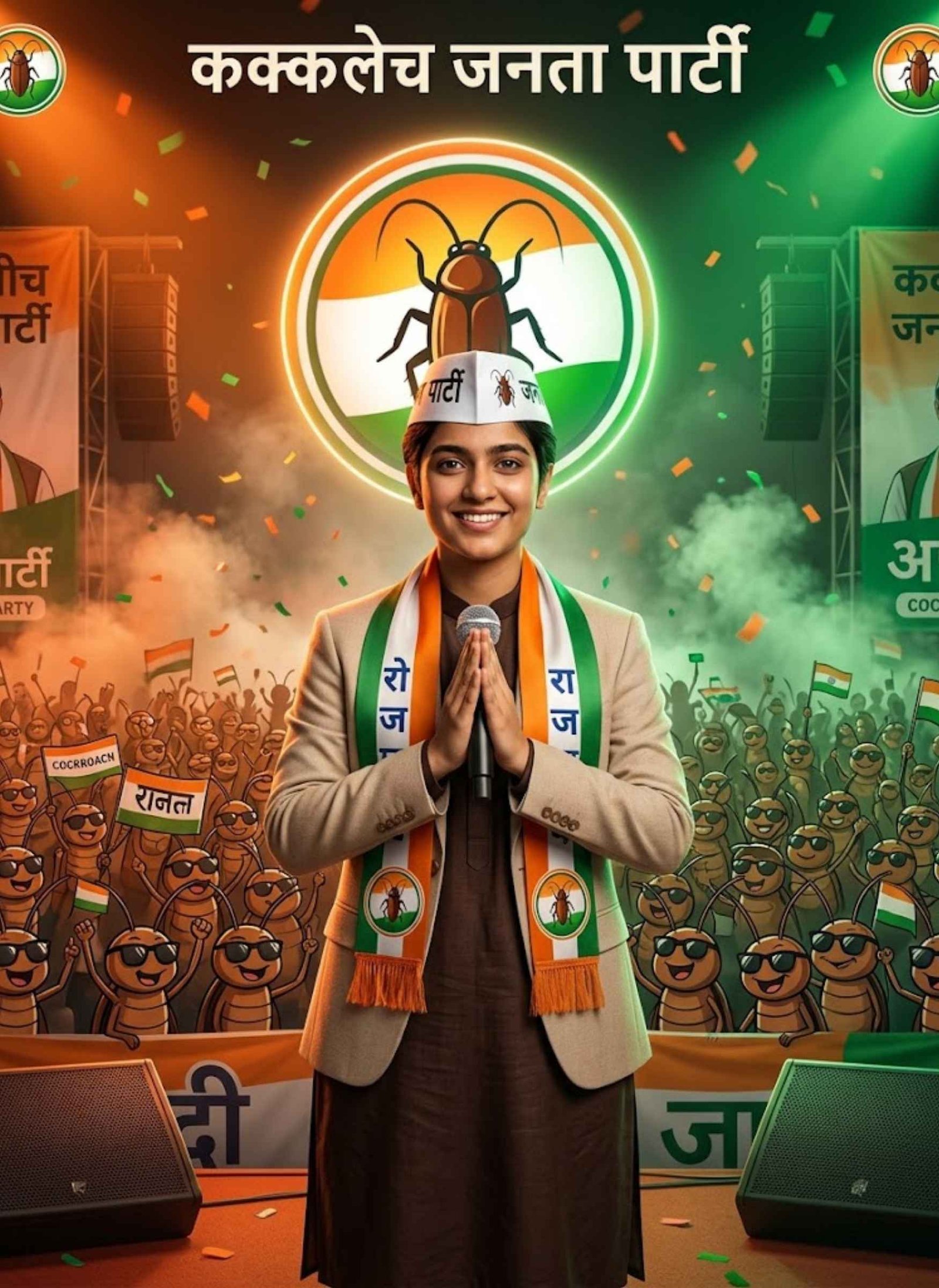 Cockroach Janata Party Prompt 3