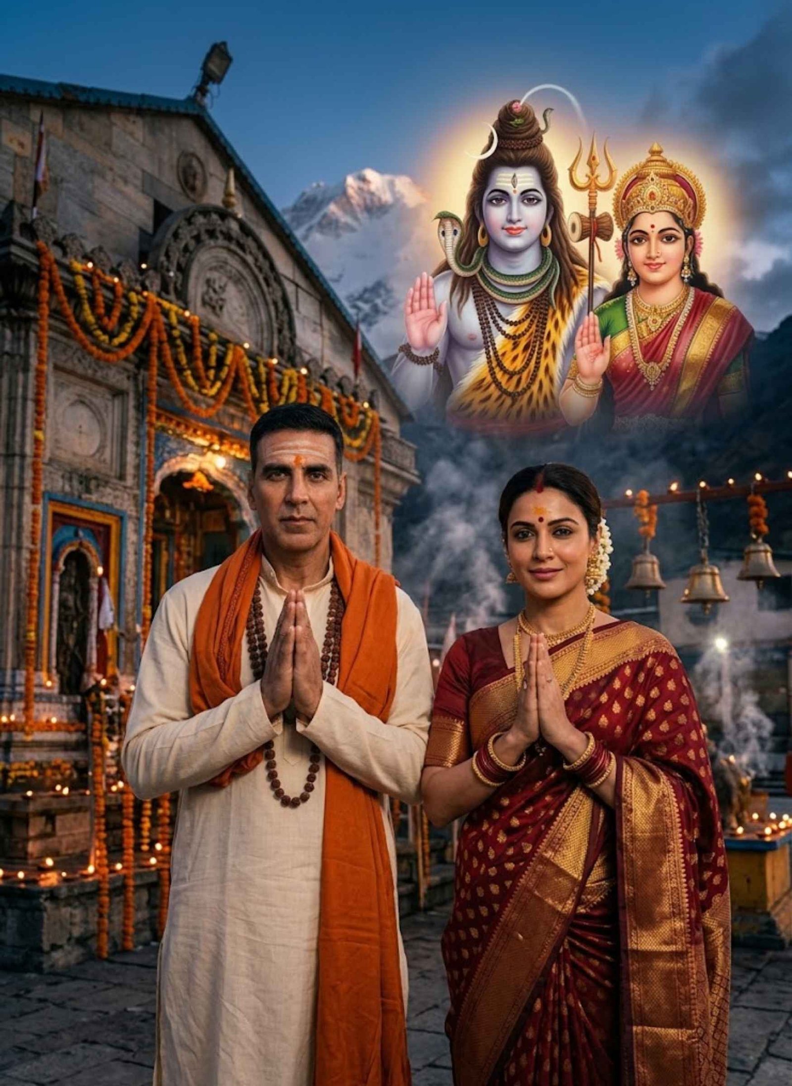 Maha Shivaratri Couple Prompt 1