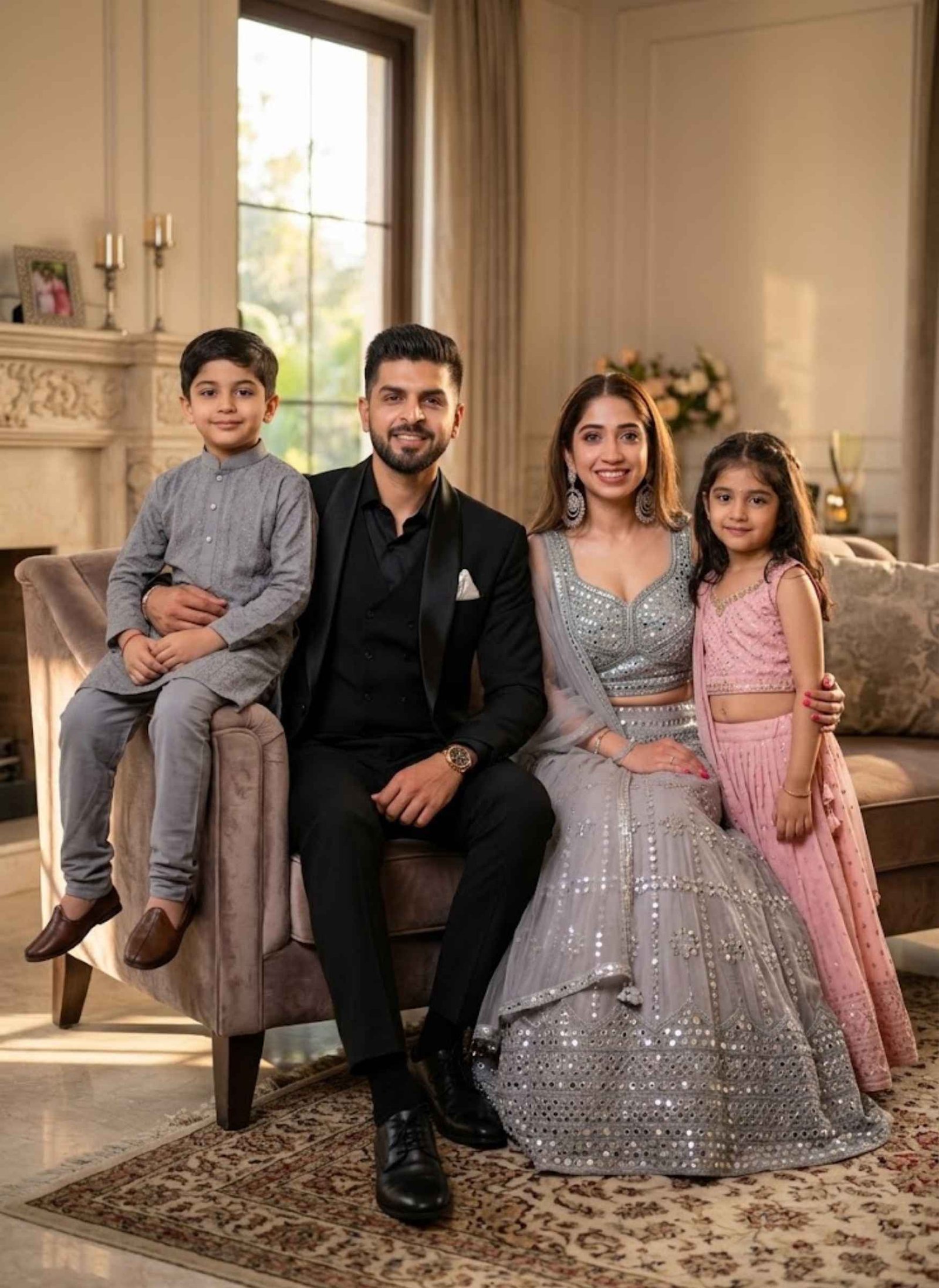 Gemini Family Studio Portrait Prompt 2