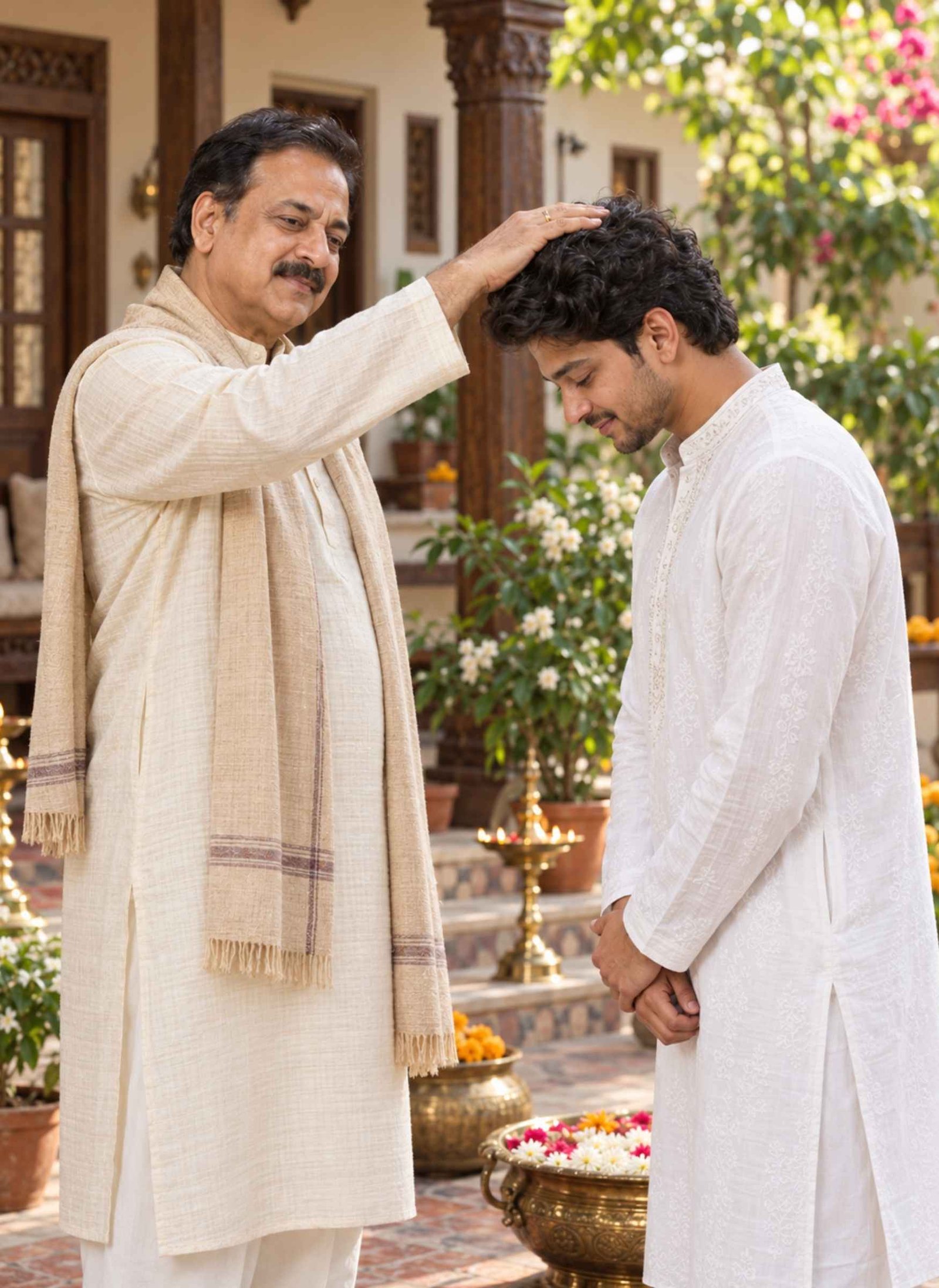 Father Blessing His Adult Son